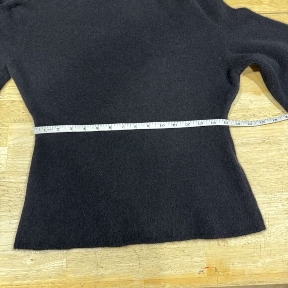 ALC Kenley Sweater Off the Shoulder Black Large Wool Alpaca Chic Modern Lux EUC - Picture 6 of 14